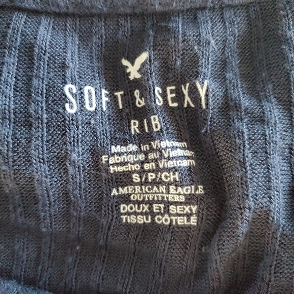 AEO Soft & Sexy Ribbed Dolman Sleeve Knit - Picture 4 of 8